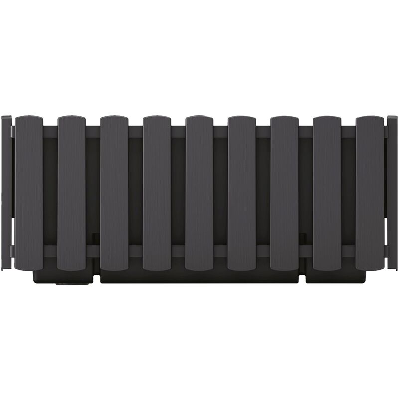 Prosperplast Jardinière de balcon Boardee 58x18x16 cm - Anthracite - Anthracite