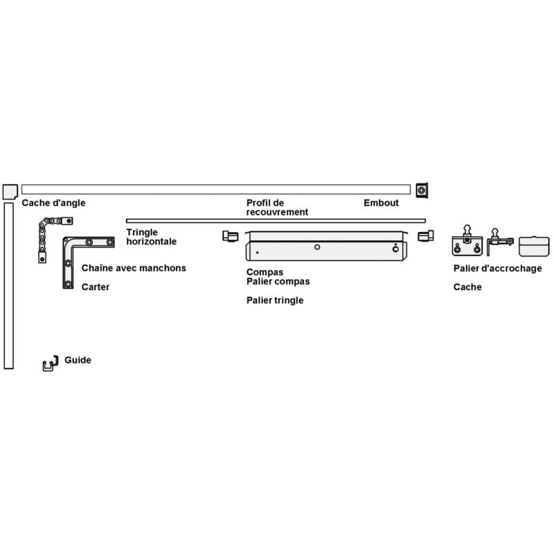 Ferco - Boîte de base F200 avec poignée EV1 K-15247-00-0-1