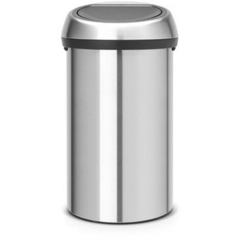 Bote de basura de cocina 60l acero mate - 107962 - brabantia -