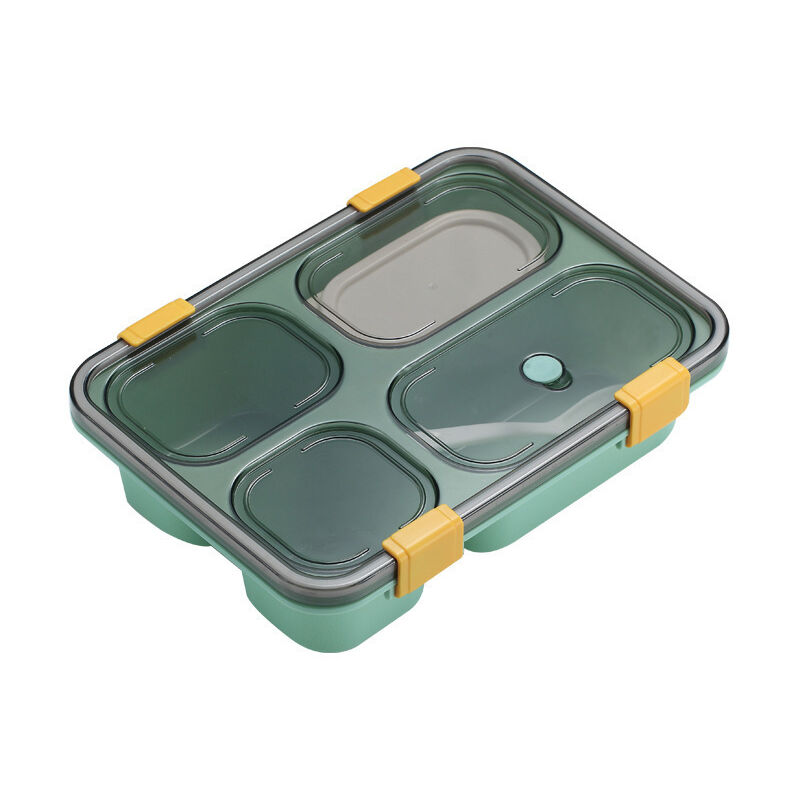 Benobby Kids - Boîte de dilaté de dessin animé mignon boîte à lunch de la salade de fruit portable boîte de pique-nique,24.5186.5cm. (vert herbe, 1