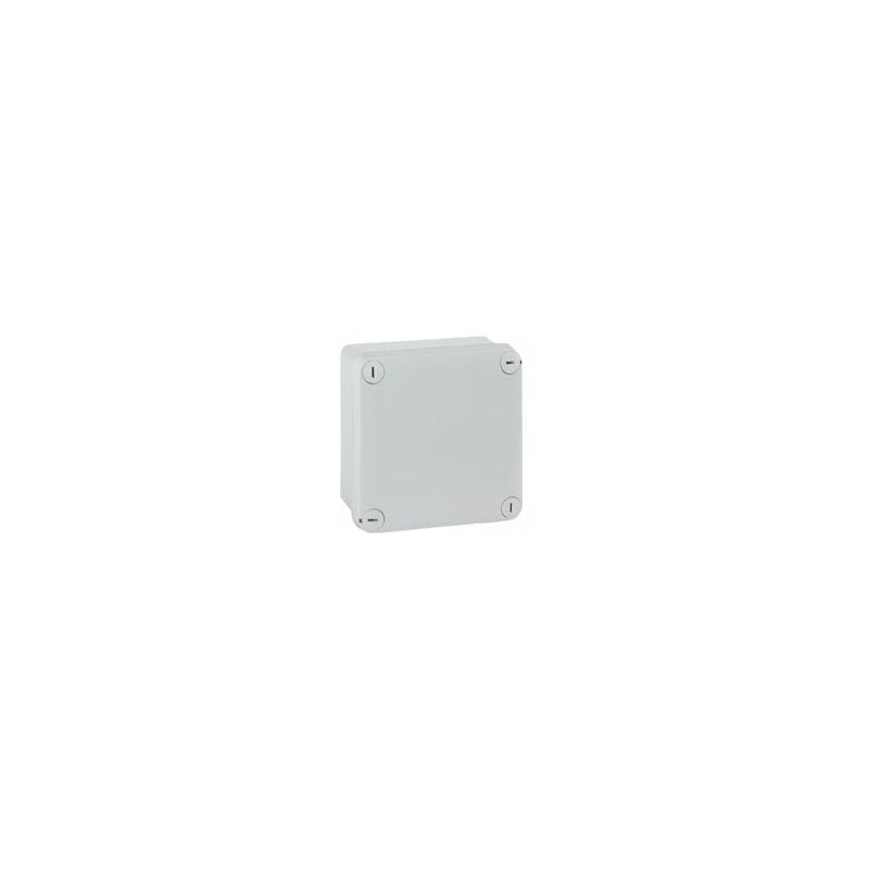 Legrand - LEG92020 boîte carrée étanche plexo avec face lisse IP55/IK07 gris