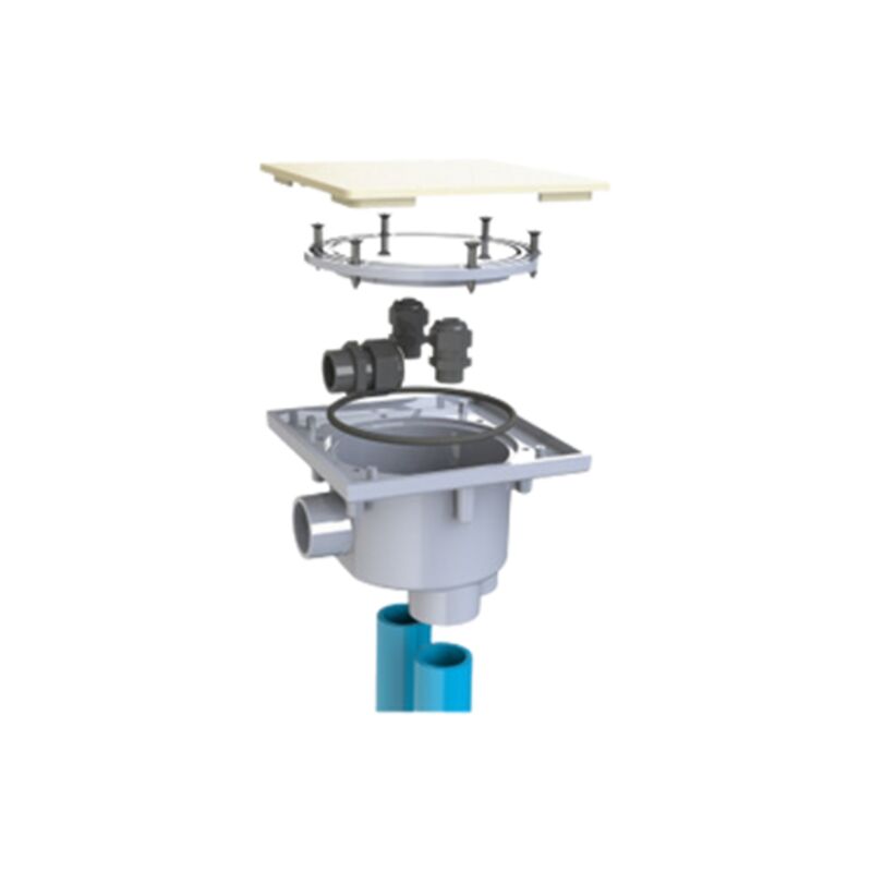 Ccei - Boîte de dérivation étanche Xiona pour 2 projecteurs