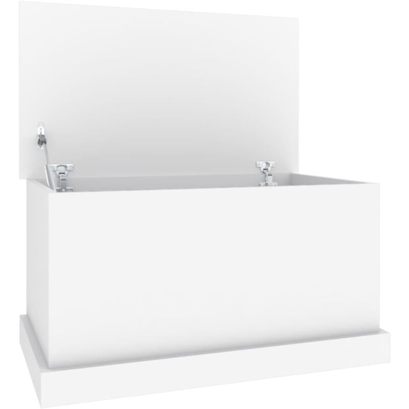 Vidaxl - Boîte de rangement blanc 70x40x38 cm bois d'ingénierie
