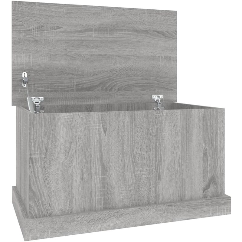 Boîte de rangement sonoma gris 70x40x38 cm bois d'ingénierie vidaXL