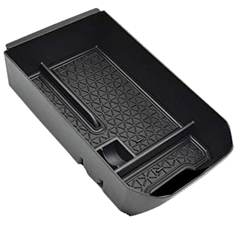 BoîTe de Rangement D'Accoudoir Central de Voiture Organisateur de Console de Centre de Stockage Secondaire Compatible pour -4 2019 2020 2021