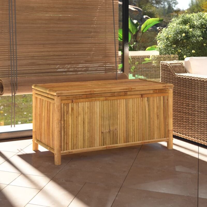 Vidaxl - Boîte de rangement de jardin 110x52x55 cm Bambou