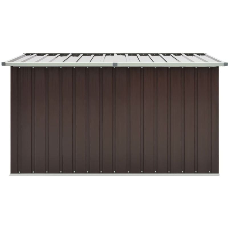 Inlife Boîte de rangement de jardin Marron 171x99x93 cm