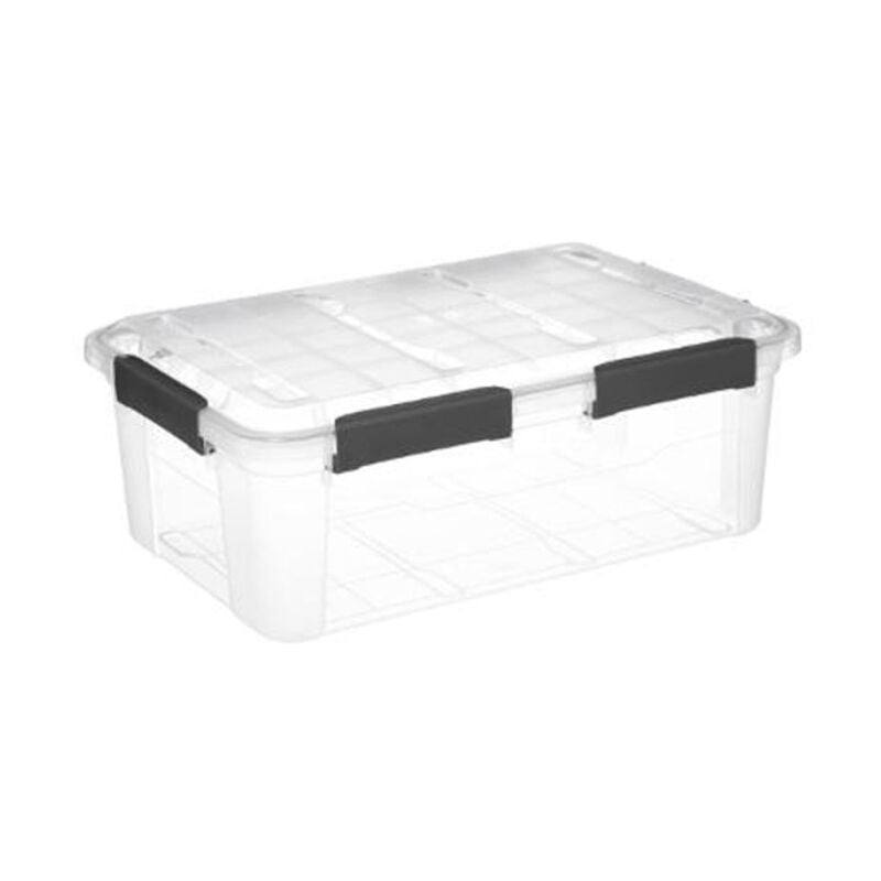 Boîte de Rangement "Protection" 32L Transparent