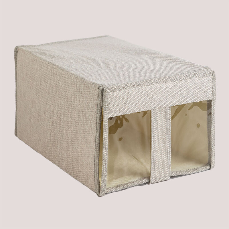 Sklum – Boîte de rangement en coton et polyester 16,5cm x 22,5cm x 34,5cm – Stockage vêtements et accessoires – Design moderne