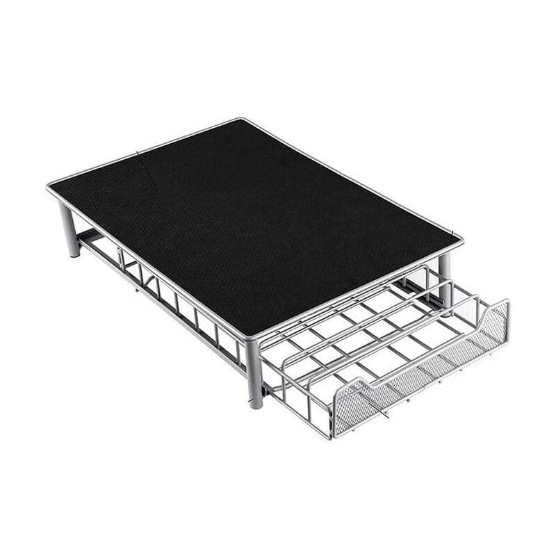 Haloyo - Boîte de Rangement à Tiroir pour Capsules de Thé et café Boîte à Capsules de Café Tiroir à capsules de café gris 28429.5cm