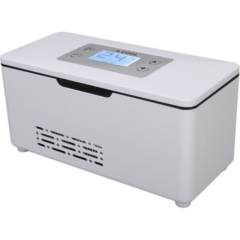 Bote de réfrigérateur à insuline Botier refroidisseur d'insuline Portable USB, Mini affichage LED à hygiene corps