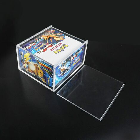 Bote de rehausseur Pokemon de 4mm d&39épaisseur, botier acrylique, affichage à cadre, carte en édition limitée, anti-poussière, étui de collection, vitrine Original