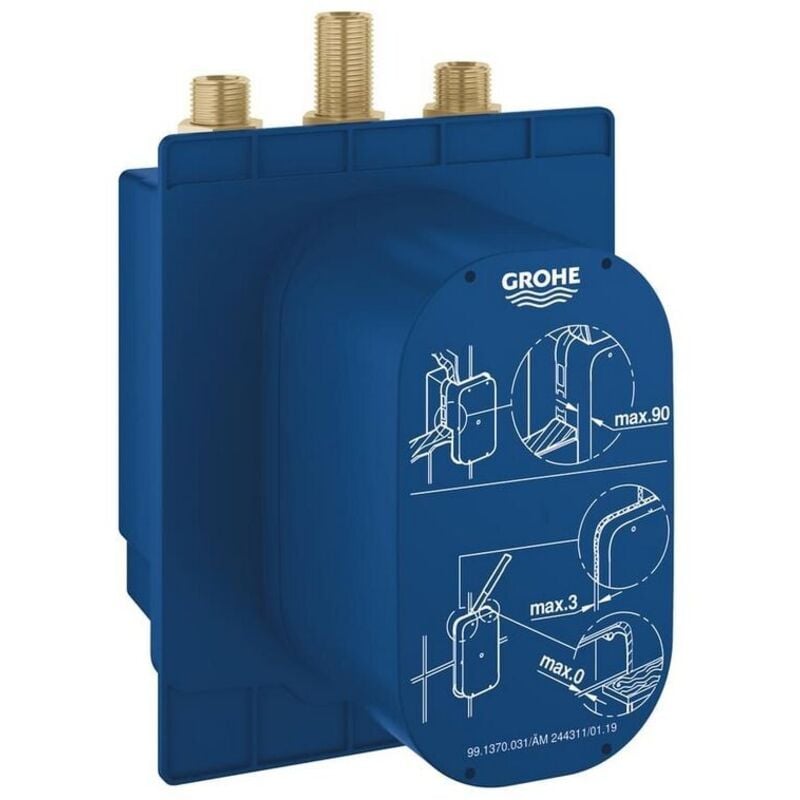 Grohe - Corps d'encastrement - Set de pré-montage pour mitigeur auto-refermable de douche 36322001