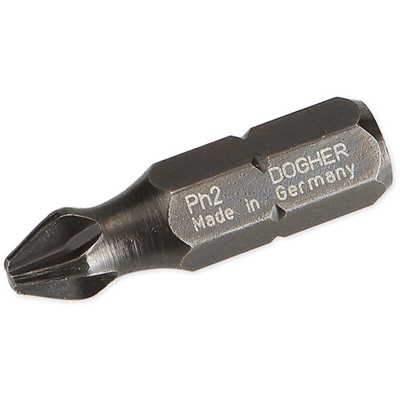 Dogher - Boîte avec 10 embouts de tournevis S2, PH1 400-PH1-10