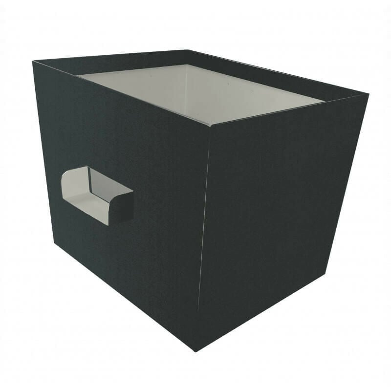 Boîte à eau NG18 en alu 7/10ème - format carré - naissance Ø 80mm - 240x240x240mm - ALUHOME - NG18 - Noir Graphite