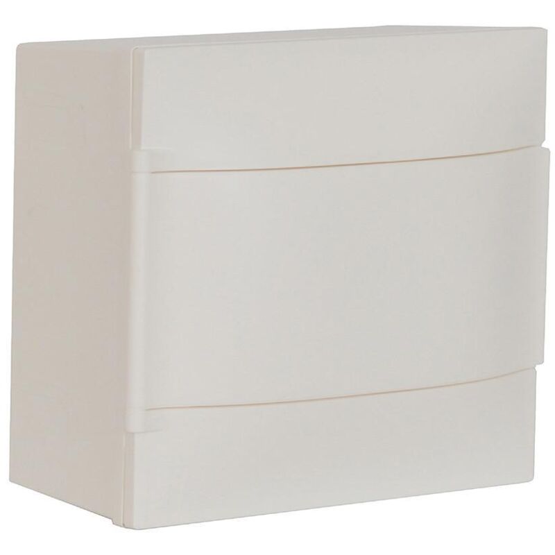 Boîte en Saillie Practibox s Porte Lisse 1x8 Modules Legrand 134128 Blanc