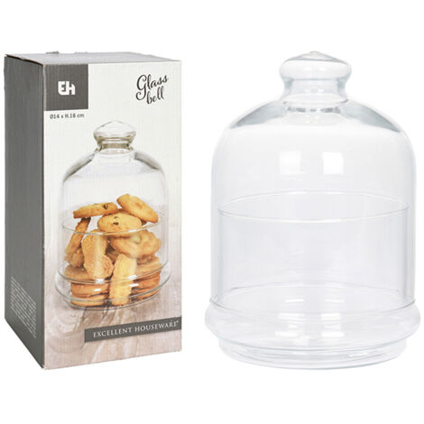 BOTE GALLETAS VIDRIO 14x18 CM