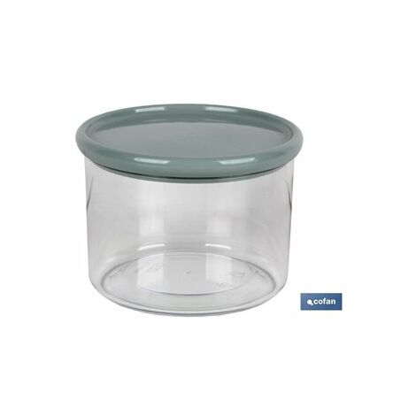 Bote Multiusos Modelo Albahaca Verde Agua 500ml 11x8xcm