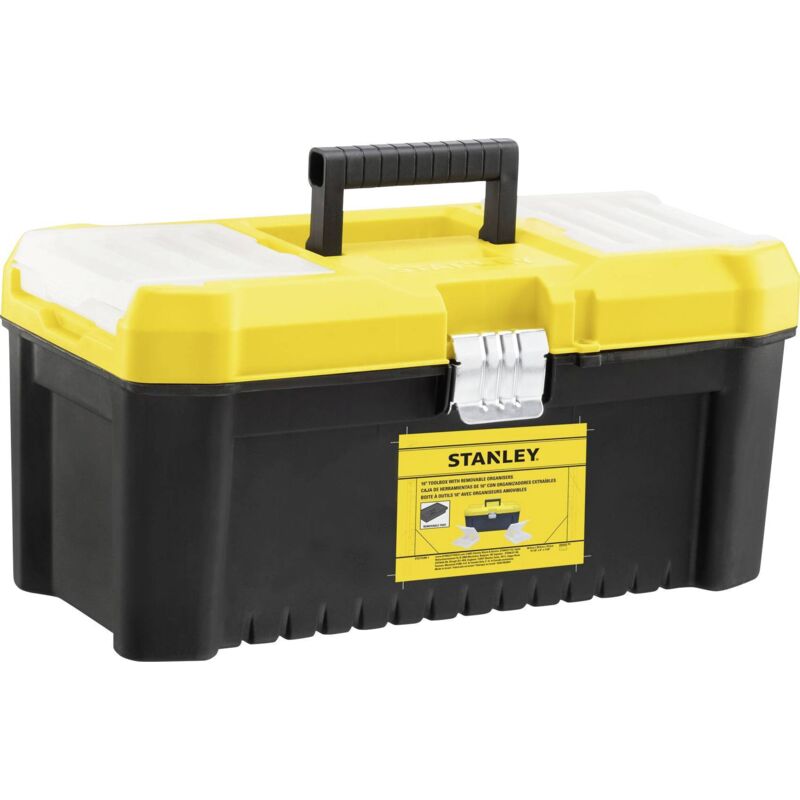 Coffre à Outils Stanley Essential 16' Avec Organiseurs Amovibles Stst75785 1 - vue 2