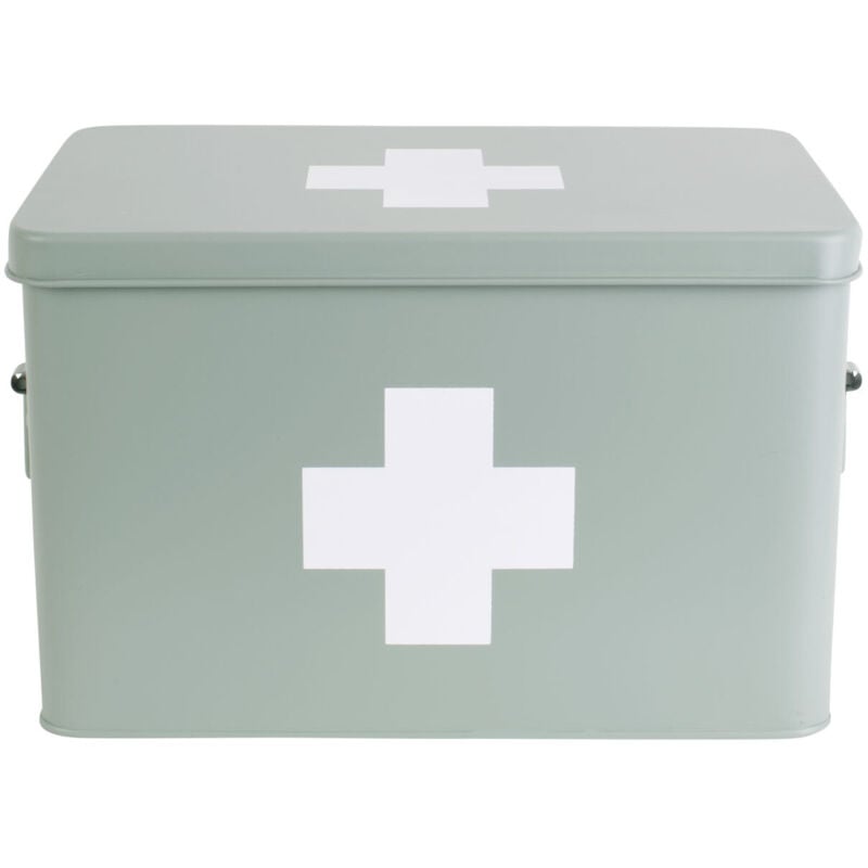 Trousse de secours en métal dimensions actuelles, 31,5 x 19 x 21 cm