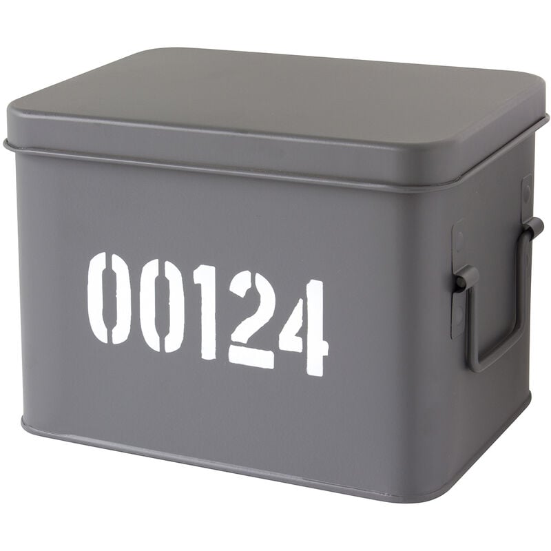 Boîte pharmacie petit modèle carbone