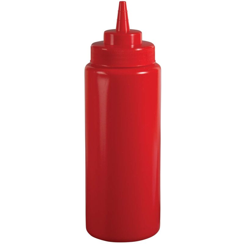 

Bote plastico para salsas 500 ml Rojo