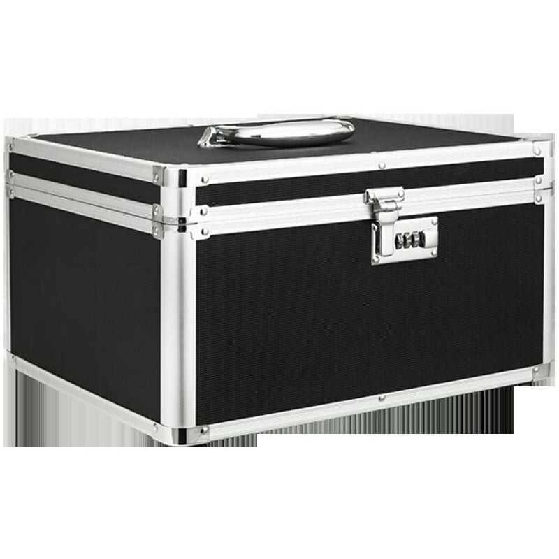 Jormftte - Boîte à serrure à combinaison - Coffres-forts 9 0,8 x 6,7 x 7,5 pouces pour argent, documents et médicaments - Noir