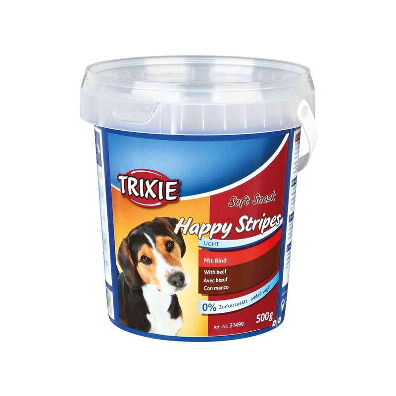 

Bote Soft Snack Happy Stripes, 500 g, Ternera - Trixie