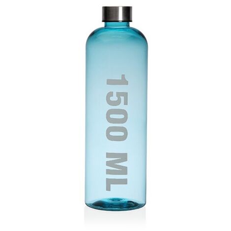 BOTELLA AGUA PS-INOX AZUL - 1500 ML