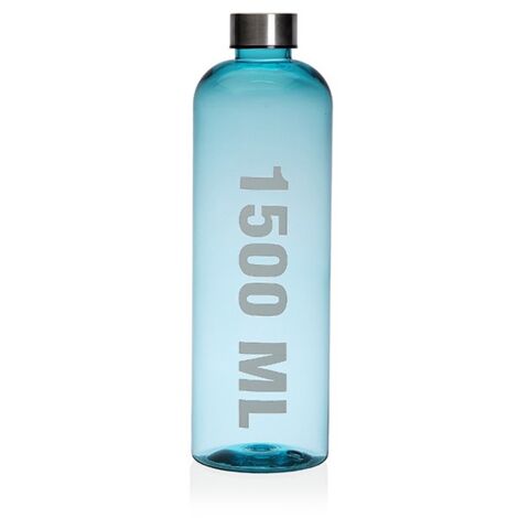 BOTELLA AGUA PS-INOX AZUL - 1500 ML