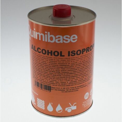 QUIMIBASE Botella Alcohol Isopropilico 1 Litro IPA