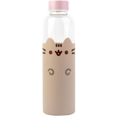 Botella cristal pusheen