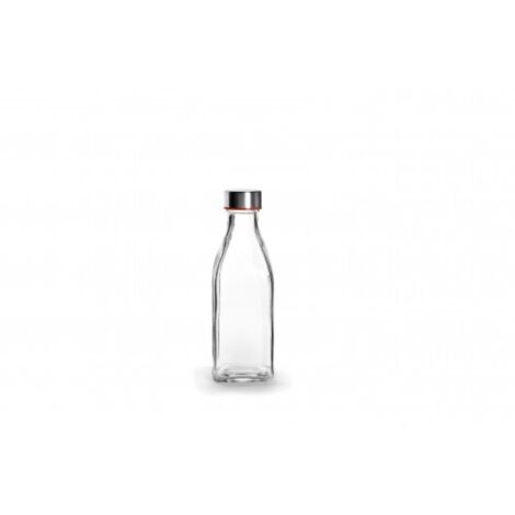 BOTELLA CRISTAL SQUARE CON TAPON 0,5 L