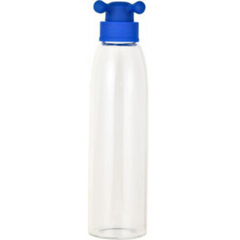 BOTELLA DE AGUA 500ML BOROSILICATO TAPA AZUL DE GRIFO-RAINBOW