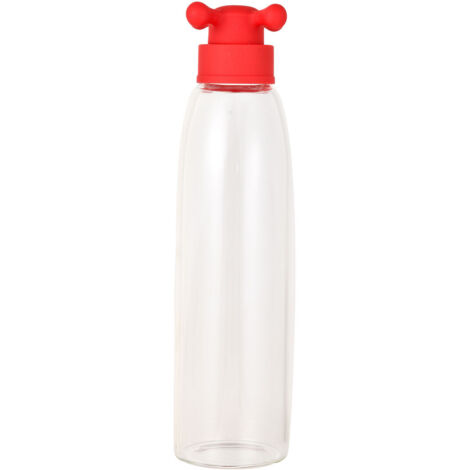 BOTELLA DE AGUA 500ML BOROSILICATO TAPA ROJO DE GRIFO - RAINBOW