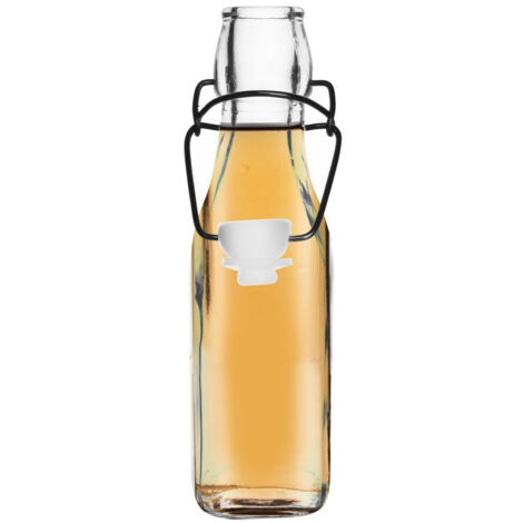 Botella de vidrio con clip de 290 ml