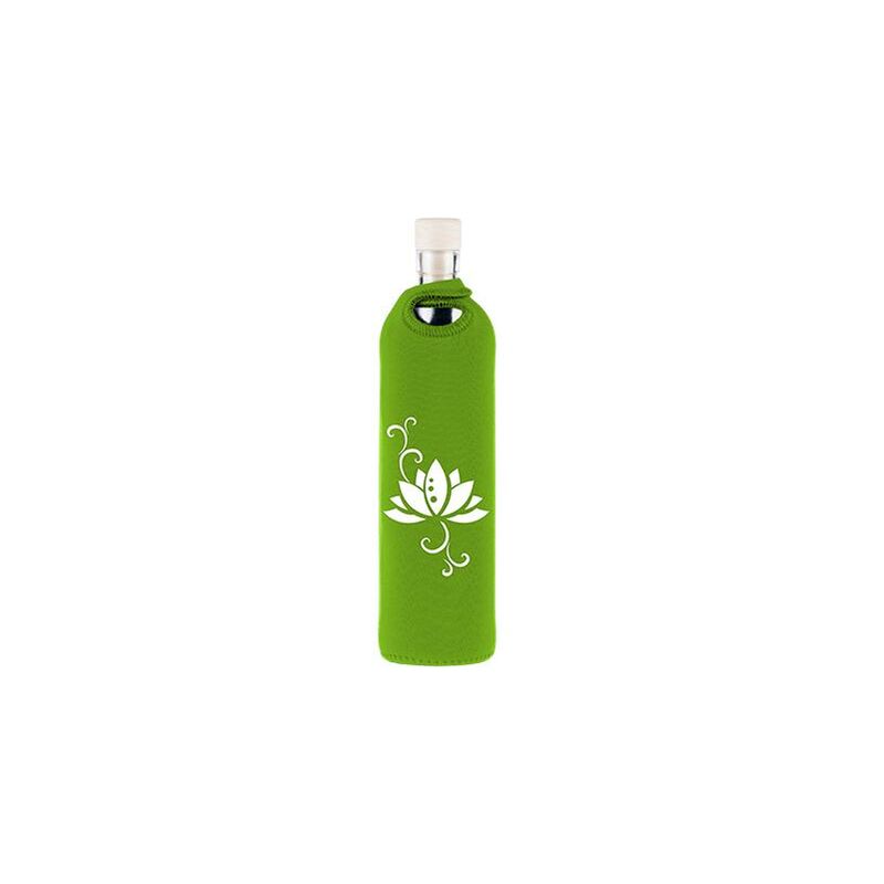 

Botella de vidrio funda neopreno flor 750 ml - Flaska