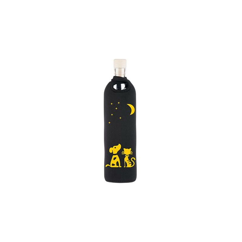

Botella de vidrio funda neopreno noche 500 ml - Flaska