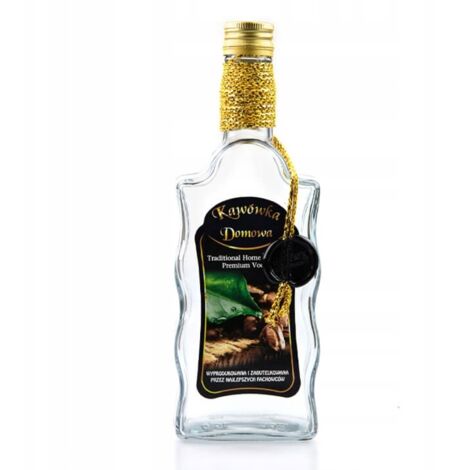 Botella decorada con una ola 500ml CAF脡 CASERO