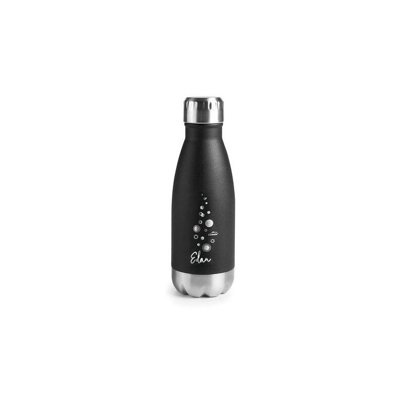 

Botella Bebida 260Ml Inox Negro Edan - Lacor