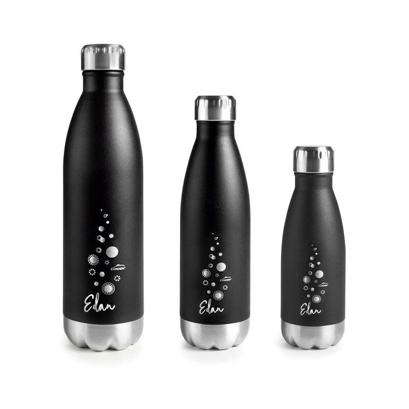 

BOTELLA INOX NEGRA 500ML edan