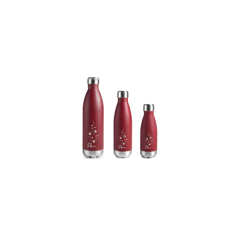 

Botella termo inox edan rojo