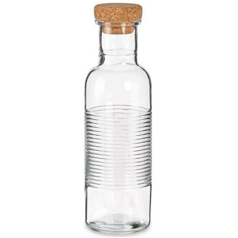 Botella Pasabahce Hoop Transparente Natural Corcho Vidrio 1,07 L