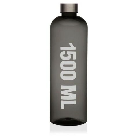 BOTELLA PLASTICO REUTILIZABLE 1500 ML GRIS