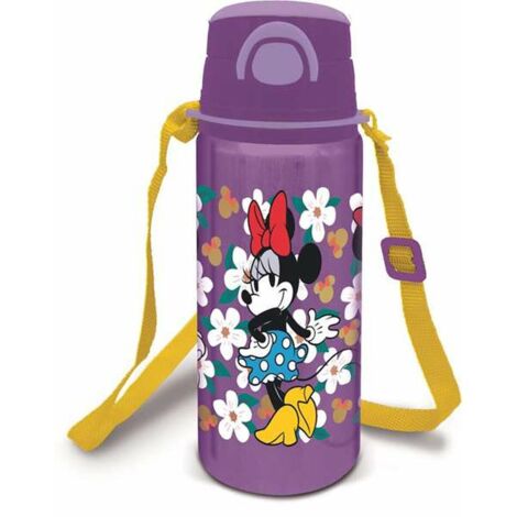 BOTELLA POP UP ALUMINIO C/CORREA 730ML MINNIE SUNSHINE