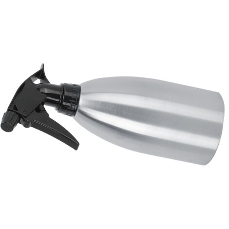 [Botella pulverizadora] - 500 ml - Botella de riego de acero inoxidable para jardín y cocina con boquilla ajustable