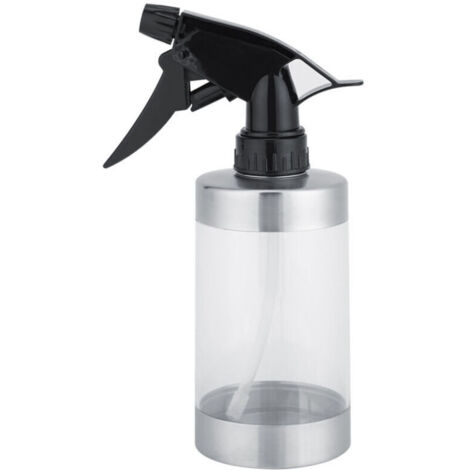 Botella pulverizadora de acero inoxidable con regadera de acrílico – Botella para regar plantas, diseño ergonómico y duradero.