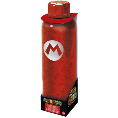 BOTELLA TERMO ACERO INOXIDABLE 515ML SUPER MARIO