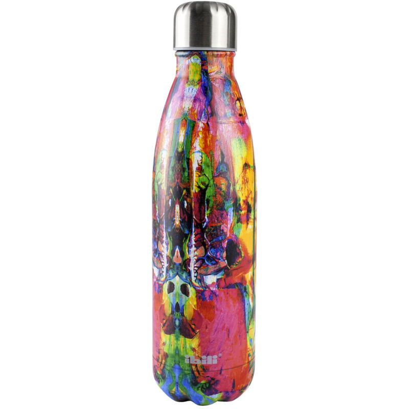 

Botella termo de pared doble sin BPA inoxidable 18/10 500 ml. Lienzo (Ibili 758450Q)