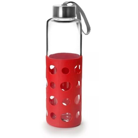 BOTELLA VIDRIO IBILI LAKE 500ml ROJO
